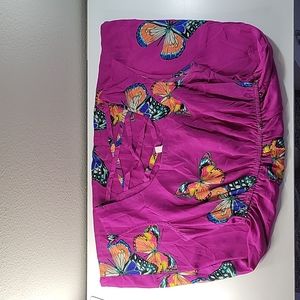 Butterfly print dress